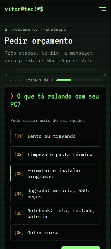 O pedido de orçamento, em três etapas